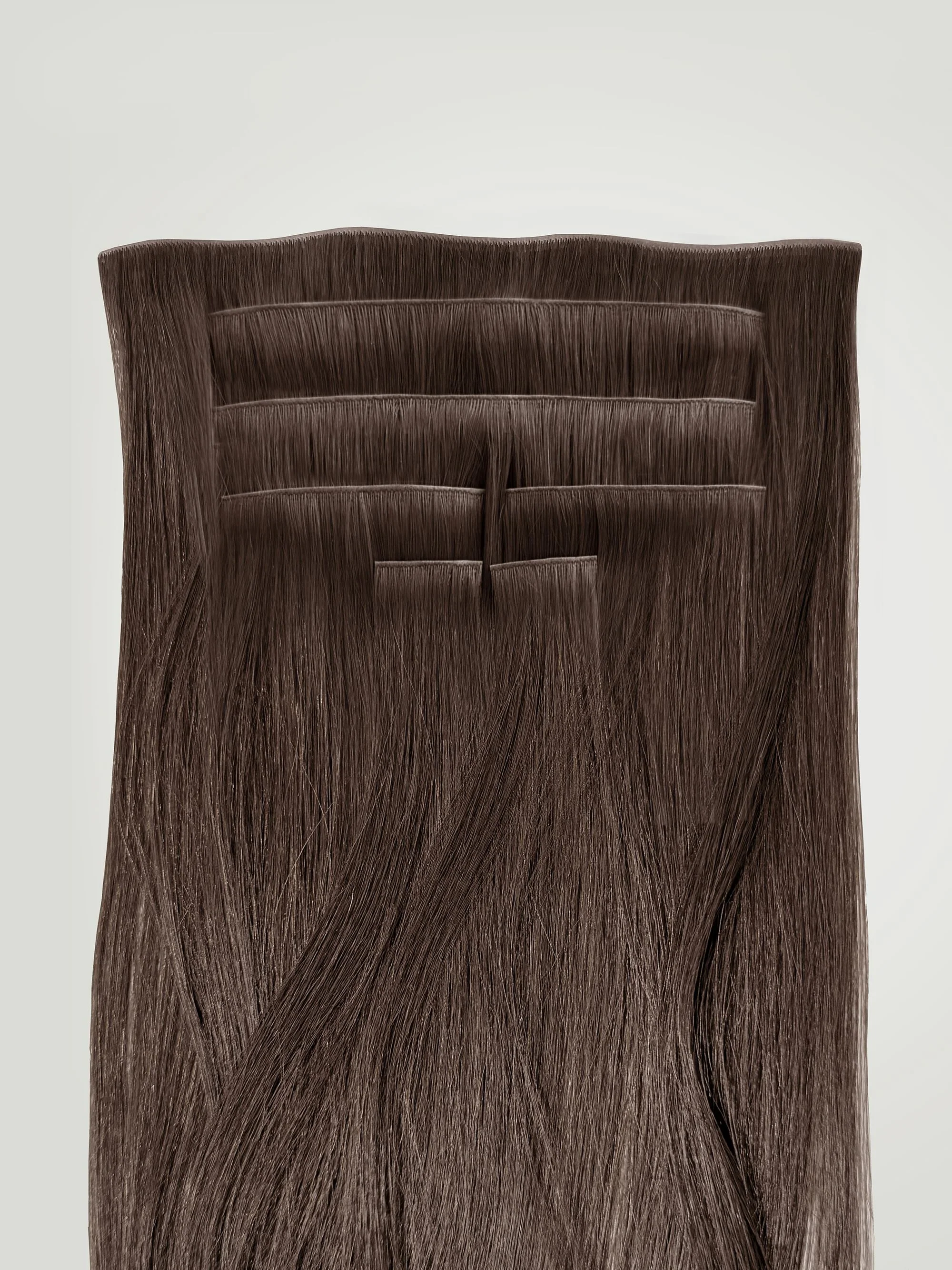 Dark Brown Invisible Clip-Ins 18"/45.72cm (100g) - Image 3