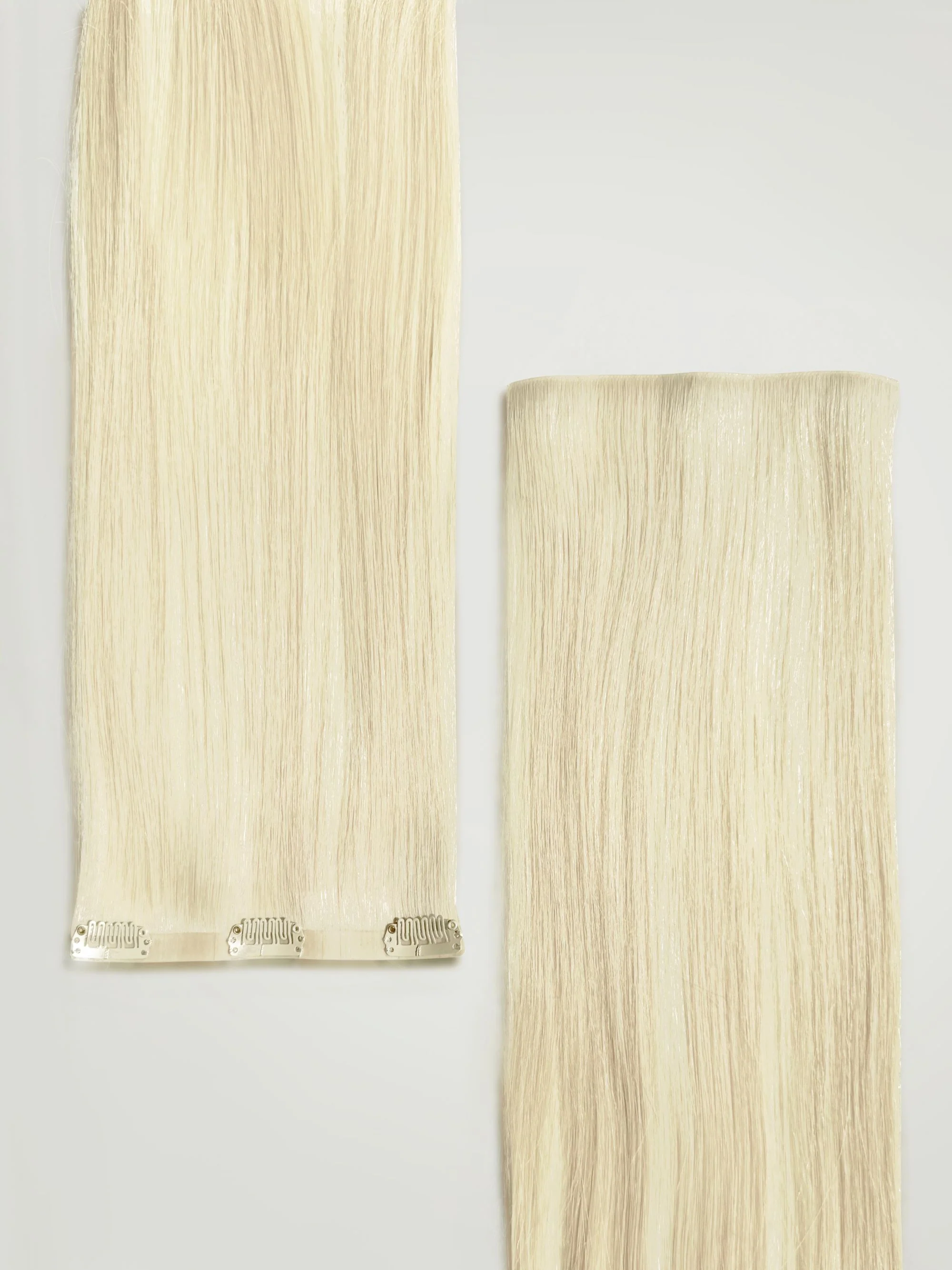 Ice Blonde Invisible Clip-Ins 18"/45.72cm (100g) - Image 3