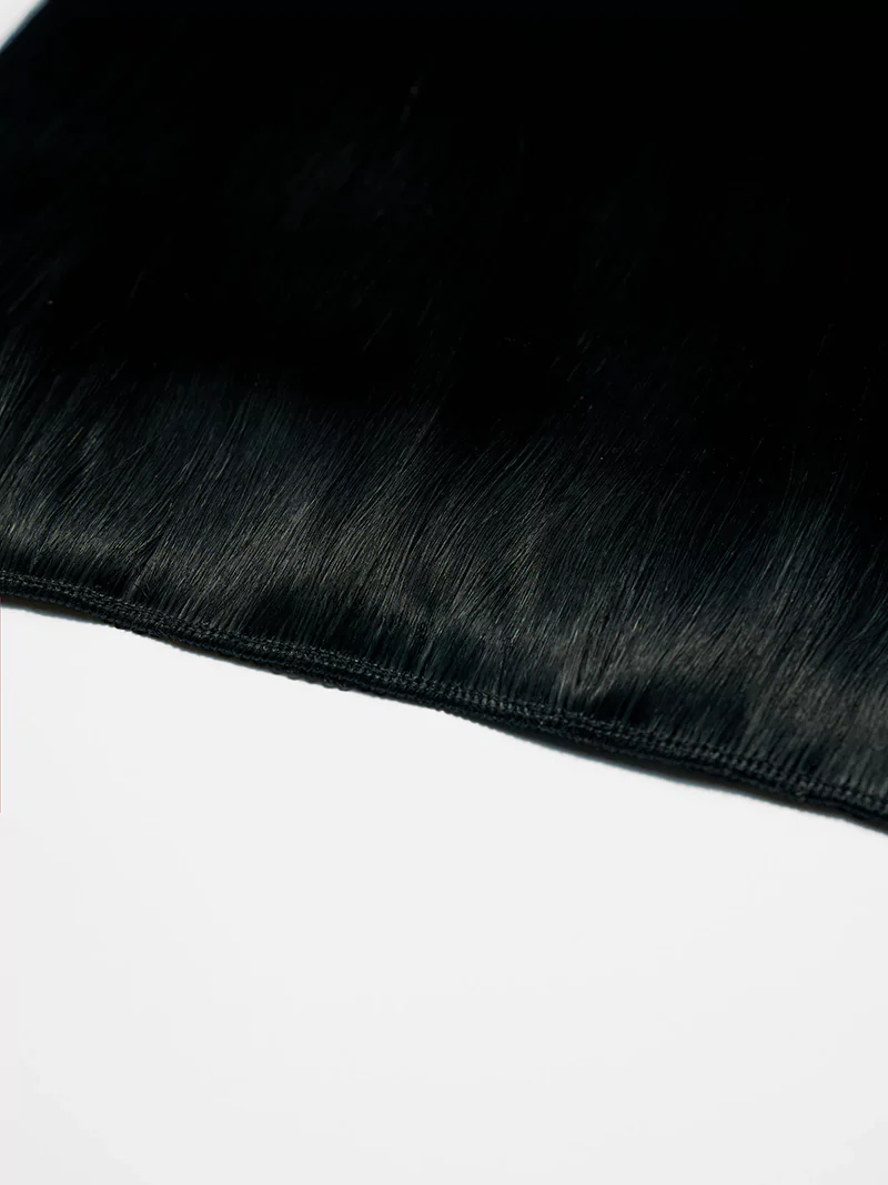 Jet Black Halo Hair Extensions 16''(120g) - Image 4