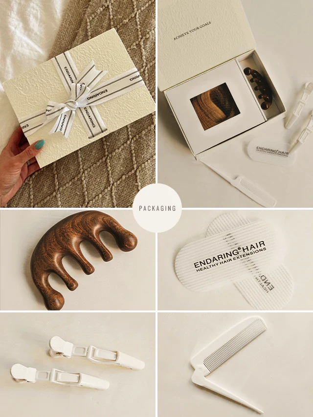 Jet Black Halo Hair Extensions 16''(120g) - Image 5