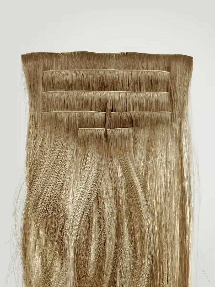 Sunkissed Blonde Balayge Invisible Clip-Ins 22"/55.88cm (140g) - Image 3